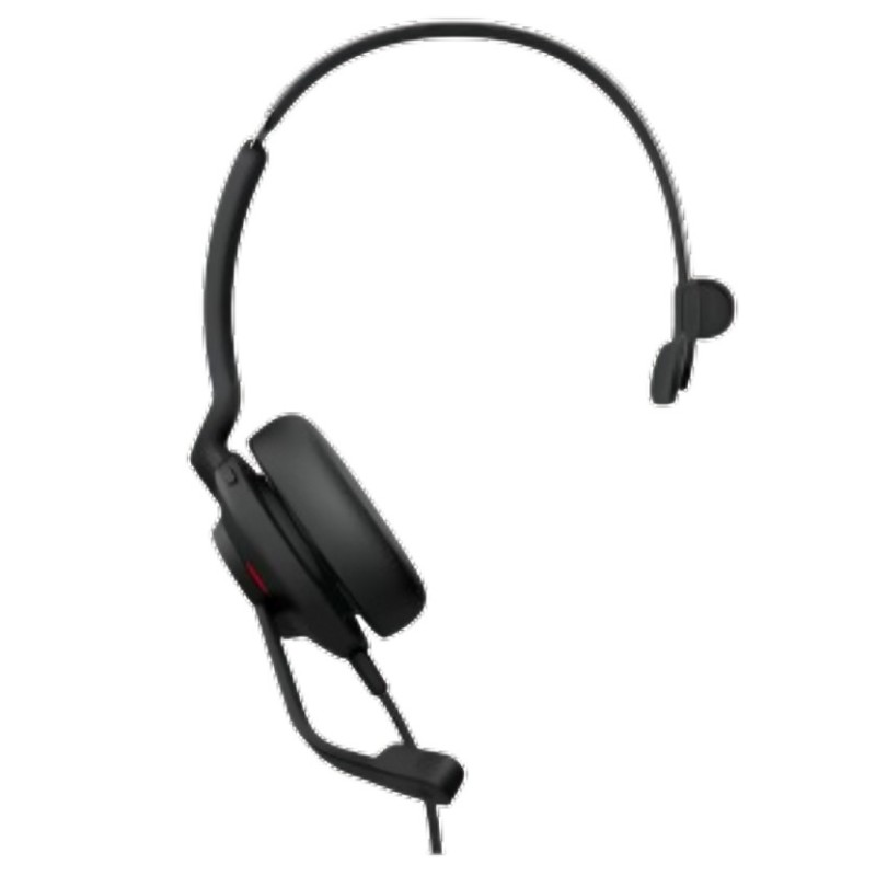 Jabra Evolve2 30 SE USB C/A UC Mono Casque Avec fil À la main Bureau/Centre d'appels USB Type-C / USB Type-A Noir