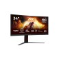 AOC G4 Gaming écran plat de PC 86,4 cm (34") 3440 x 1440 pixels Noir, Rouge