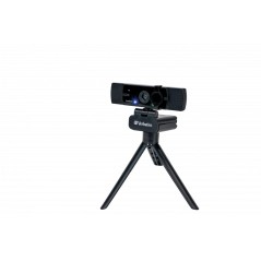 Verbatim 49580 webcam 3840 x 2160 pixels USB 2.0 Noir