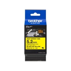 5.2MM BLACK ON YELLOW HEAT SHRINK TAPE