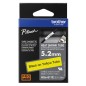5.2MM BLACK ON YELLOW HEAT SHRINK TAPE