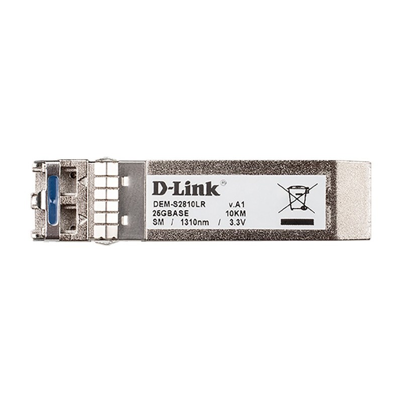 D-Link DEM-S2810LR module émetteur-récepteur de réseau Fibre optique 25000 Mbit/s SFP28 1310 nm