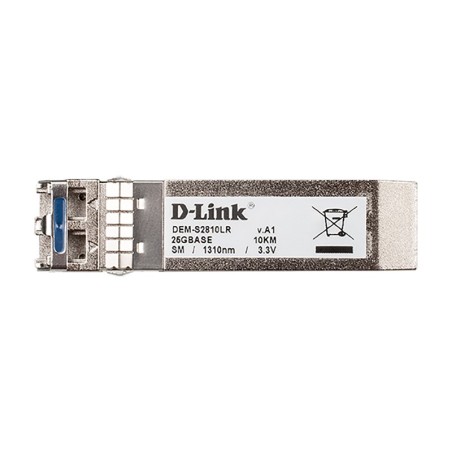 D-Link DEM-S2810LR module émetteur-récepteur de réseau Fibre optique 25000 Mbit s SFP28 1310 nm