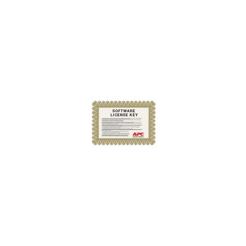APC StruxureWare Data Center Expert, licence pour 25 nœuds uniquement - Professionnels APC StruxureWare Data Center Expert, licence pour 25 nœuds uniquement - Professionnels