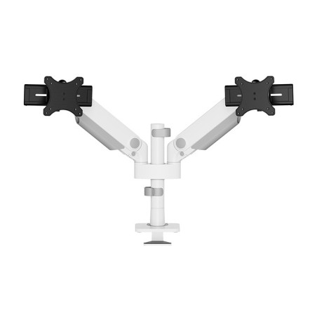Neomounts DS65S-950WH2 Support d'écran à fixer 24-34" - ressort à gaz - Topfix - multiréglable - arrêt 180°