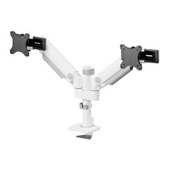 Neomounts DS65S-950WH2 Support d'écran à fixer 24-34" - ressort à gaz - Topfix - multiréglable - arrêt 180°