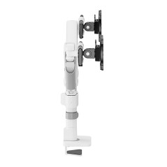 Neomounts DS65S-950WH2 Support d'écran à fixer 24-34" - ressort à gaz - Topfix - multiréglable - arrêt 180°