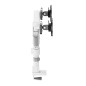 Neomounts DS65S-950WH2 Support d'écran à fixer 24-34" - ressort à gaz - Topfix - multiréglable - arrêt 180°