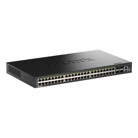 D-Link DGS-1530-52P E commutateur réseau Géré L2 Gigabit Ethernet (10 100 1000) Connexion Ethernet, supportant l'alimentation