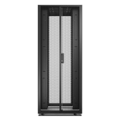 APC Baie EasyRack 800mm/42U/1200mm avec toit, panneau latéral, roulettes, noir