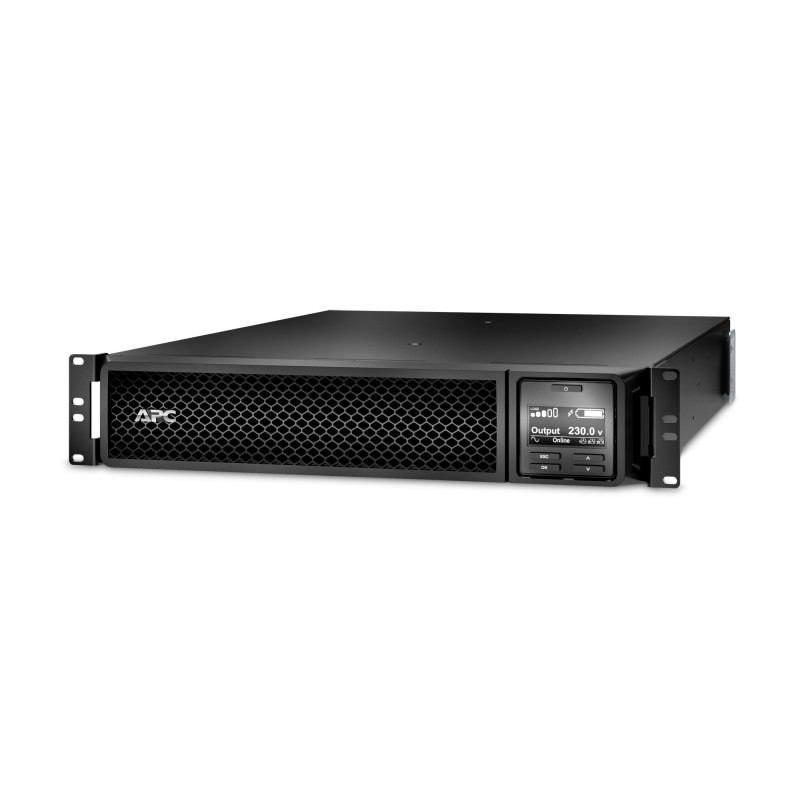APC Smart-UPS On-Line SRT2200RMXLI - 2 200 VA, 8x C13 et 2x C19, montage en rack