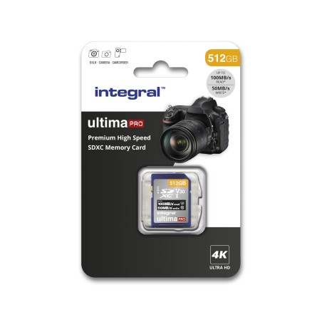 Integral INSDX512G-100 80V30 mémoire flash 512 Go SD UHS-I