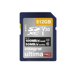 Integral INSDX512G-100/80V30 mémoire flash 512 Go SD UHS-I