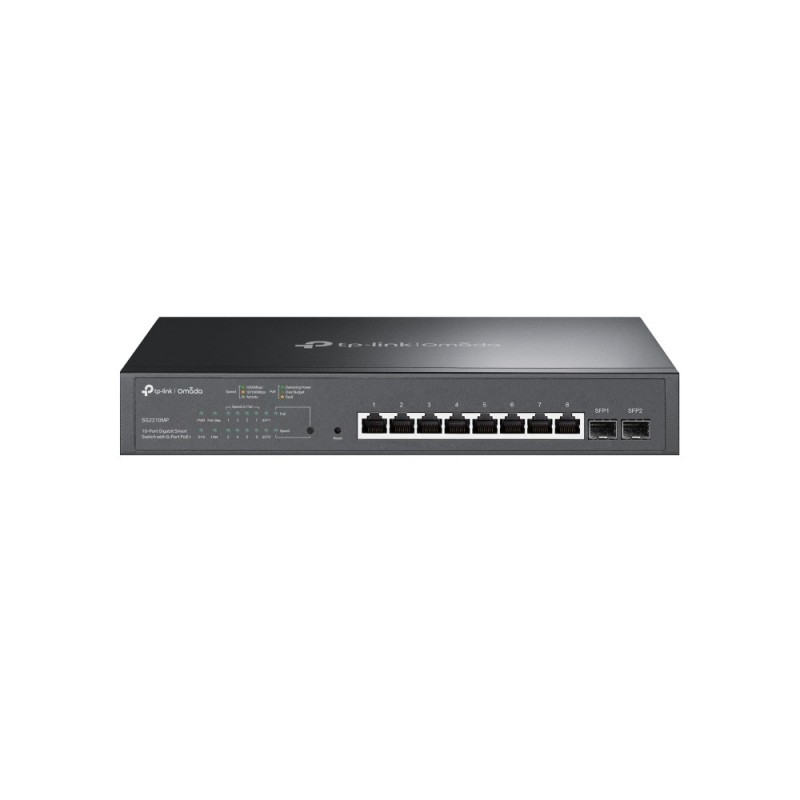 TP-Link Omada TL-SG2210MP Géré L2/L2+ Gigabit Ethernet (10/100/1000) Connexion Ethernet, supportant l'alimentation via ce port TP-Link Omada TL-SG2210MP Géré L2/L2+ Gigabit Ethernet (10/100/1000) Connexion Ethernet, supportant l'alimentation via ce port