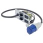 APC Kit de plaque arrière Symmetra RM 230 V avec (2) IEC320 C19 et (1) IEC 60309