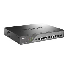 D-Link DSS-200G-10MPP commutateur réseau Géré L2 Gigabit Ethernet (10/100/1000) Connexion Ethernet, supportant l'alimentation