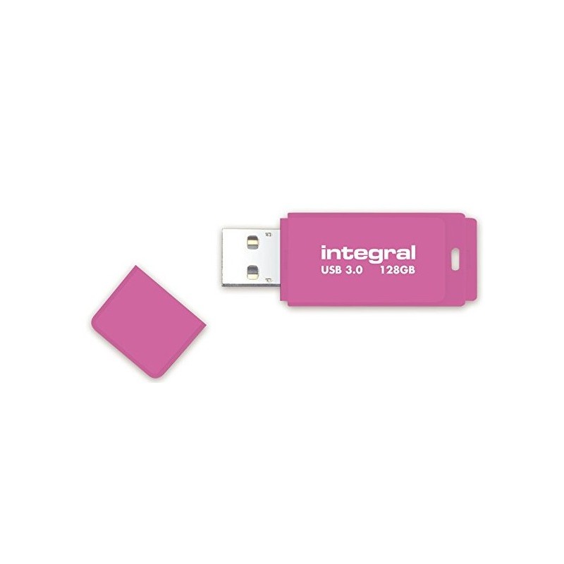 Integral INFD128GBNEONPK3.0 lecteur USB flash 128 Go USB Type-A 3.2 Gen 1 (3.1 Gen 1) Rose