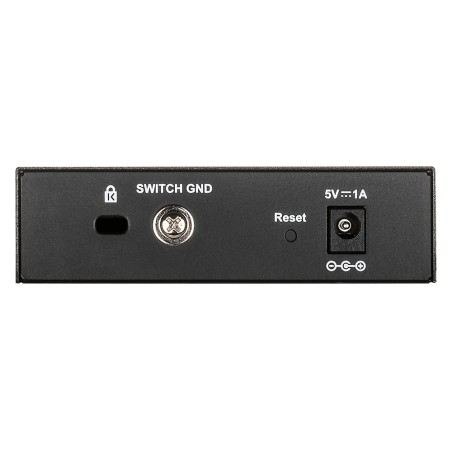 D-Link DGS-1100-05V2/E commutateur réseau Géré L2 Gigabit Ethernet (10/100/1000) Noir