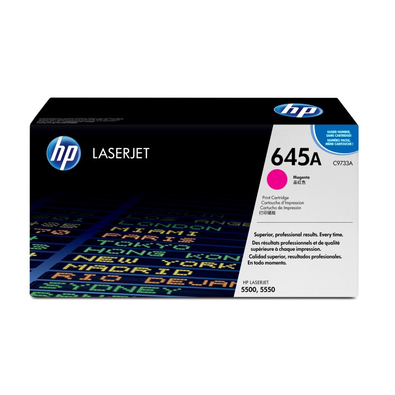 HP 645A toner LaserJet magenta authentique HP 645A toner LaserJet magenta authentique