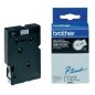 Brother Gloss Laminated Labelling Tape - 12mm, Black/White, 10-pk ruban d'étiquette TC Brother Gloss Laminated Labelling Tape - 12mm, Black/White, 10-pk ruban d'étiquette TC