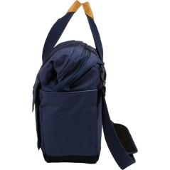 Case Logic LODB-115-DRESSBLUE-NAVYBLAZER 38,1 cm (15") Sac Messenger Noir, Bleu, Marron