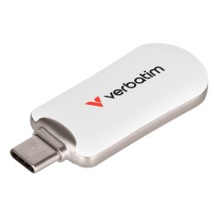 Verbatim 30228 lecteur USB flash 64 Go USB Type-C 3.2 Gen 1 (3.1 Gen 1) Blanc