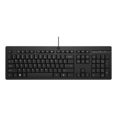 HP 125 Wired Keyboard (Bulk) clavier Bureau USB Noir