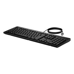 HP 125 Wired Keyboard (Bulk) clavier Bureau USB Noir