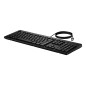 HP 125 Wired Keyboard (Bulk) clavier Bureau USB Noir HP 125 Wired Keyboard (Bulk) clavier Bureau USB Noir