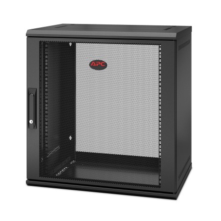 APC NetShelter WX AR112SH4 - 12U, armoire de brassage 19 pouces, montage mural, pré-assemblé, profondeur 400 mm