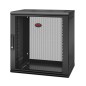 APC NetShelter WX AR112SH4 - 12U, armoire de brassage 19 pouces, montage mural, pré-assemblé, profondeur 400 mm