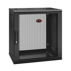 APC NetShelter WX AR112SH4 - 12U, armoire de brassage 19 pouces, montage mural, pré-assemblé, profondeur 400 mm