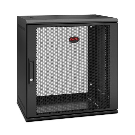 APC NetShelter WX AR112SH4 - 12U, armoire de brassage 19 pouces, montage mural, pré-assemblé, profondeur 400 mm