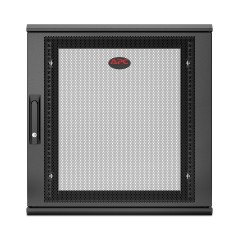 APC NetShelter WX AR112SH4 - 12U, armoire de brassage 19 pouces, montage mural, pré-assemblé, profondeur 400 mm