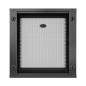 APC NetShelter WX AR112SH4 - 12U, armoire de brassage 19 pouces, montage mural, pré-assemblé, profondeur 400 mm