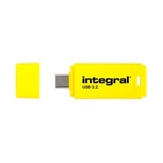 Integral Neon-C INFD32GBNEONCYL3.2 lecteur USB flash 32 Go USB Type-C 3.2 Gen 1 (3.1 Gen 1) Noir