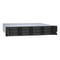 QNAP TL-R1200S-RP Boîtier de disques de stockage Boîtier disque dur/SSD Noir, Gris 2.5/3.5"