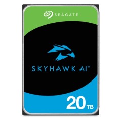 Seagate SkyHawk AI 20 TB disque dur 20 To 7200 tr min 256 Mo 3.5" Série ATA III