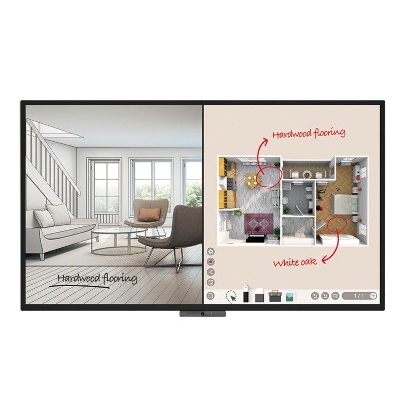 BenQ CP8601K Écran plat de signalisation numérique 2,18 m (86") LED 350 cd/m² 4K Ultra HD Noir Écran tactile BenQ CP8601K Écran plat de signalisation numérique 2,18 m (86") LED 350 cd/m² 4K Ultra HD Noir Écran tactile