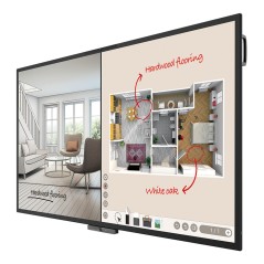 BenQ CP8601K Écran plat de signalisation numérique 2,18 m (86") LED 350 cd m² 4K Ultra HD Noir Écran tactile