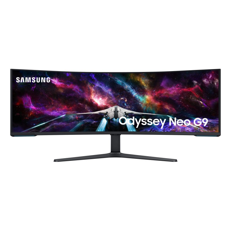 Samsung G95NC écran plat de PC 144,8 cm (57") 7680 x 2160 pixels Dual UHD QLED Blanc Samsung G95NC écran plat de PC 144,8 cm (57") 7680 x 2160 pixels Dual UHD QLED Blanc