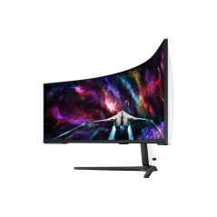Samsung G95NC écran plat de PC 144,8 cm (57") 7680 x 2160 pixels Dual UHD QLED Blanc