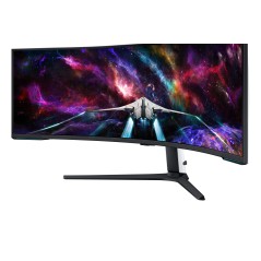 Samsung G95NC écran plat de PC 144,8 cm (57") 7680 x 2160 pixels Dual UHD QLED Blanc
