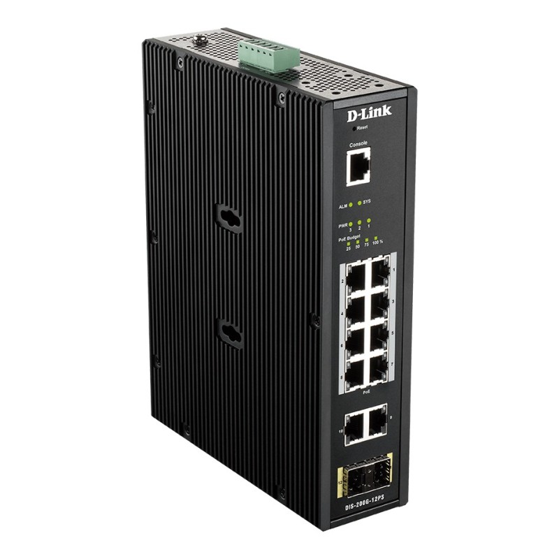 D-Link DIS-200G-12PS commutateur réseau Géré L2 Gigabit Ethernet (10/100/1000) Connexion Ethernet, supportant l'alimentation D-Link DIS-200G-12PS commutateur réseau Géré L2 Gigabit Ethernet (10/100/1000) Connexion Ethernet, supportant l'alimentation