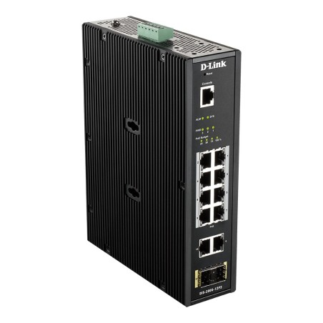 D-Link DIS-200G-12PS commutateur réseau Géré L2 Gigabit Ethernet (10 100 1000) Connexion Ethernet, supportant l'alimentation