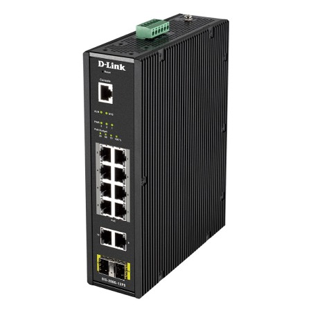 D-Link DIS-200G-12PS commutateur réseau Géré L2 Gigabit Ethernet (10/100/1000) Connexion Ethernet, supportant l'alimentation