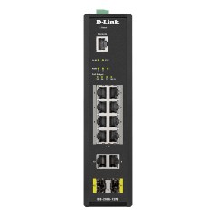 D-Link DIS-200G-12PS commutateur réseau Géré L2 Gigabit Ethernet (10 100 1000) Connexion Ethernet, supportant l'alimentation