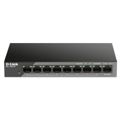 D-Link DSS-100E-9P commutateur réseau Non-géré Fast Ethernet (10 100) Connexion Ethernet, supportant l'alimentation via ce port