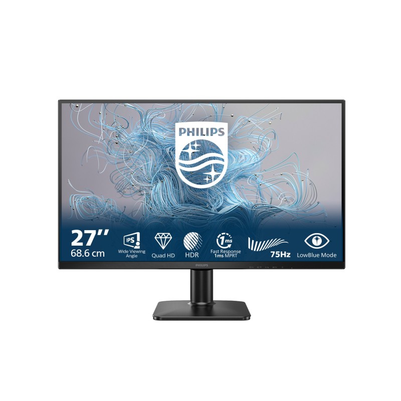 Philips 1000 series 27E2N1500L/00 écran plat de PC 68,6 cm (27") 2560 x 1440 pixels Quad HD LED Noir Philips 1000 series 27E2N1500L/00 écran plat de PC 68,6 cm (27") 2560 x 1440 pixels Quad HD LED Noir