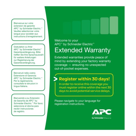 APC Service Pack 1 Year Extended Warranty 1 licence(s) 1 année(s)